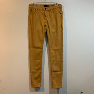 David Kahn 27 Mustard Mickayla Skinny Jean NWT